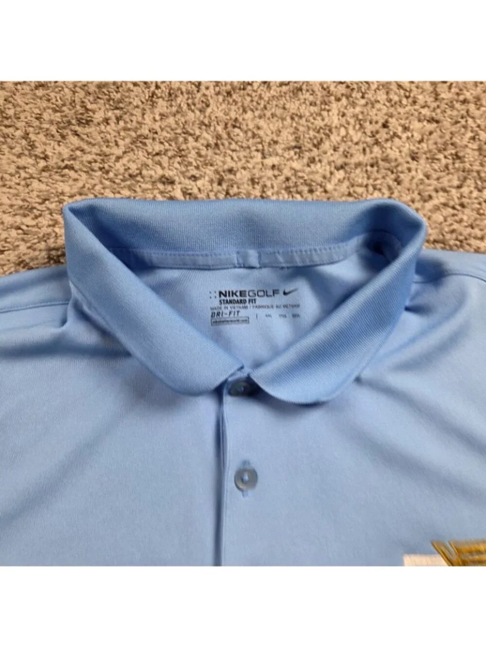 Nike St. Louis Blues NHL Polo Mens 2XL Blue Standard Fit Performance